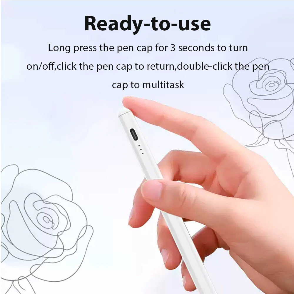 Lápiz óptico Universal para Android Ios, Windows, Ipad, con adsorción magnética, accesorio para tableta, Huawei, Xiaomi, Samsung