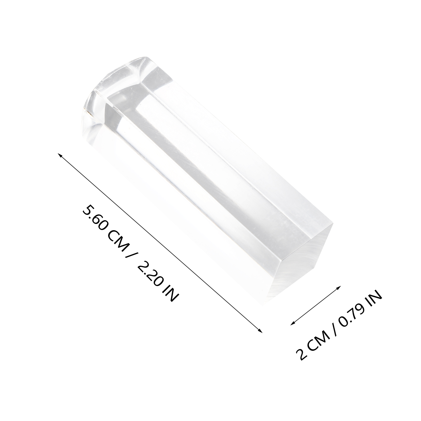 5 Stück transparente leere quadratische Siegel-Alphabet-Stempel aus Acryl, DIY-Werkzeug, Bastelnägel