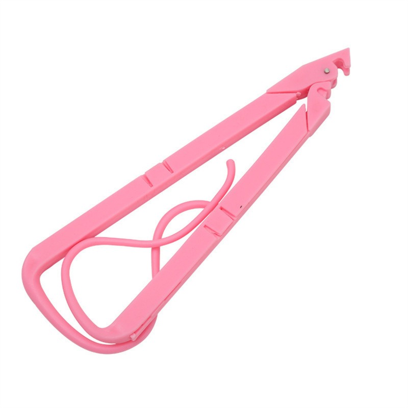 Creative Foldable Blue / Pink Plastic Book Page Stand Anti-autoturn-page Book fixed clip Student Bookmark Convenient Read Gadget