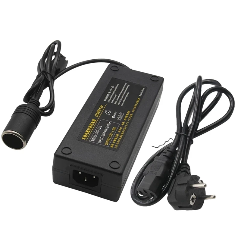 12V 15A 160W Bộ Chuyển Đổi Điện 220V Sang 12V Điện Chuyển Đổi Xe Nhà Thuốc Lá-Bật Lửa Chuyển Đổi Phích Cắm Châu Âu
