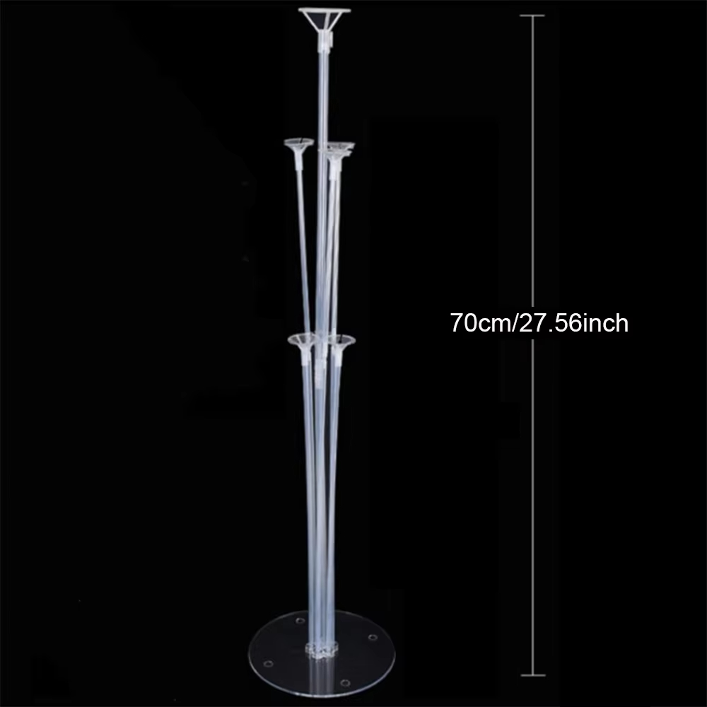 Kit de suporte para balão de aniversário, 70/130/160cm, suporte com base e poste para decoração de festa de aniversário de casamento, chá de bebê