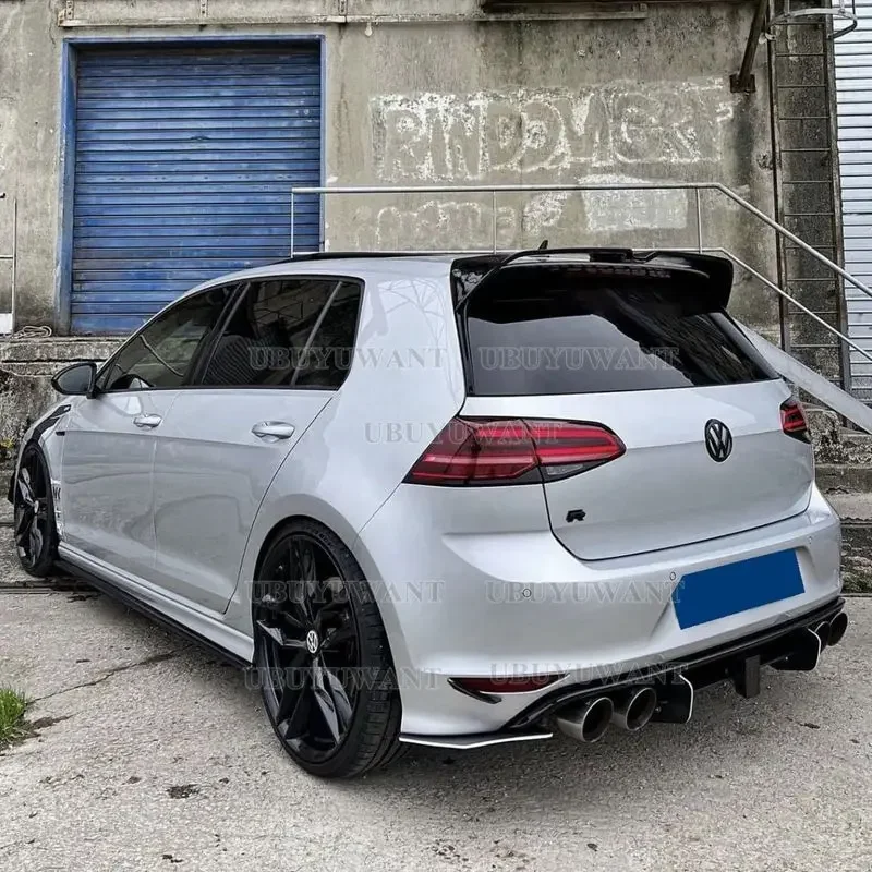 Спойлер на крышу в стиле Oettinger для Volkswagen Golf MK7 7.5 GTI R GTD ABS задний спойлер Aleron Golf 7 2013-2020