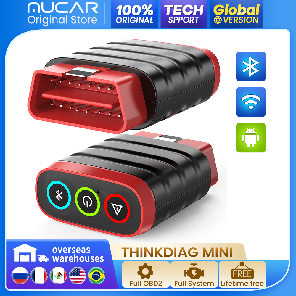 THINKCAR Thinkdiag MINI OBD2 сканер полная система Bluetooth автомобильный диагностический инструмент сканер OBD-кода пожизненное бесплатное обновление