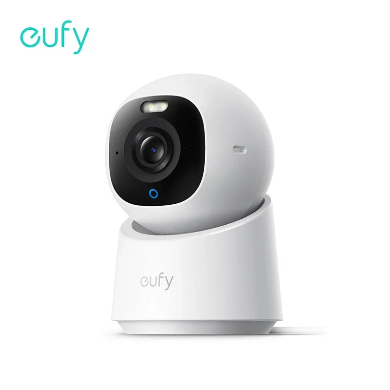 eufy Security Indoor Cam E30 กล้องรักษาความปลอดภัยความละเอียด 4K พร้อม 360 °   PTZ 7/24 การบันทึก AI ติดตามด้วย Wi-Fi Human Mini Cam