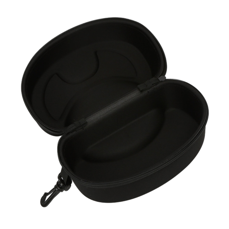 カラビナ付きスノーボード ゴーグル ケース スポーツ メガネ ケース、スノーボード ゴーグル ボックス EVA 保護ボックス スノー アイウェア用