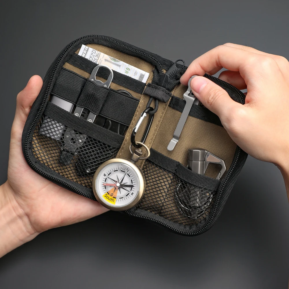 Kosibate EDC Pouch Pocket Organizer for Men Tool Pocket Storage EDC Gears