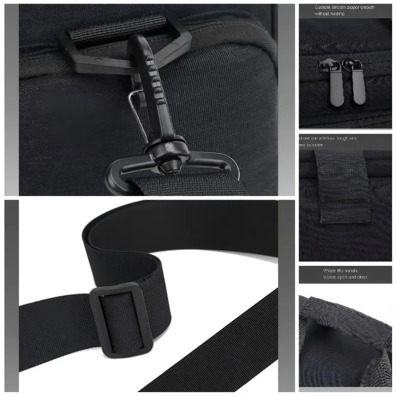 Bolsa para câmera de viagem, bolsa de ombro para câmera, resistente à água, à prova de choque para câmera sem espelho com divisórias removíveis e alça de ombro