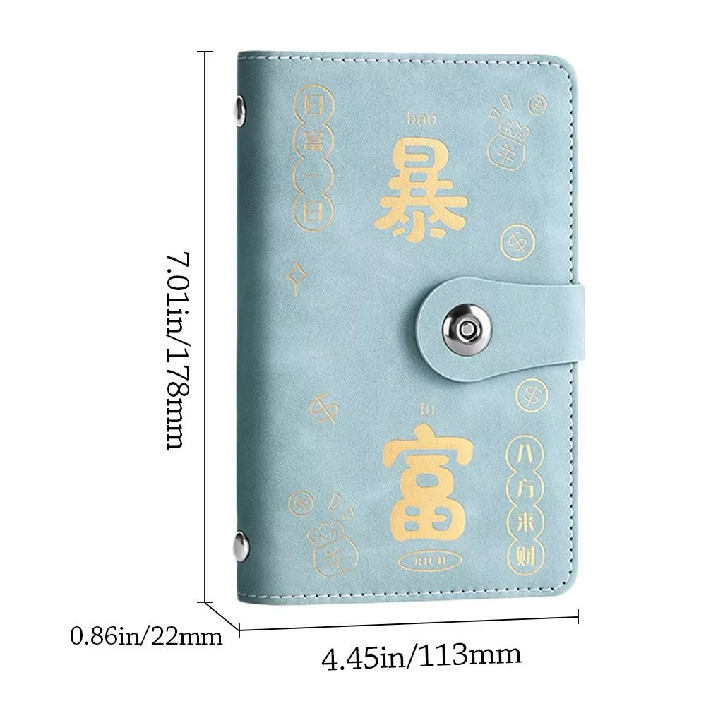 Grote capaciteit geld besparen Bindmiddel Hervulbaar Waterdicht Geldbesparend Handboek Draagbaar budgetopslagboek Nieuwjaarscadeau