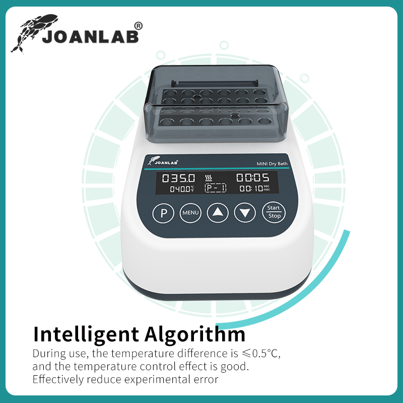 Joanlab Draagbare Mini Thermostatische Droge Bad Incubator Lab Verwarming Met Verwarming Blok Voor 0.2/0.5/1.5/2Ml Centrifugebuis