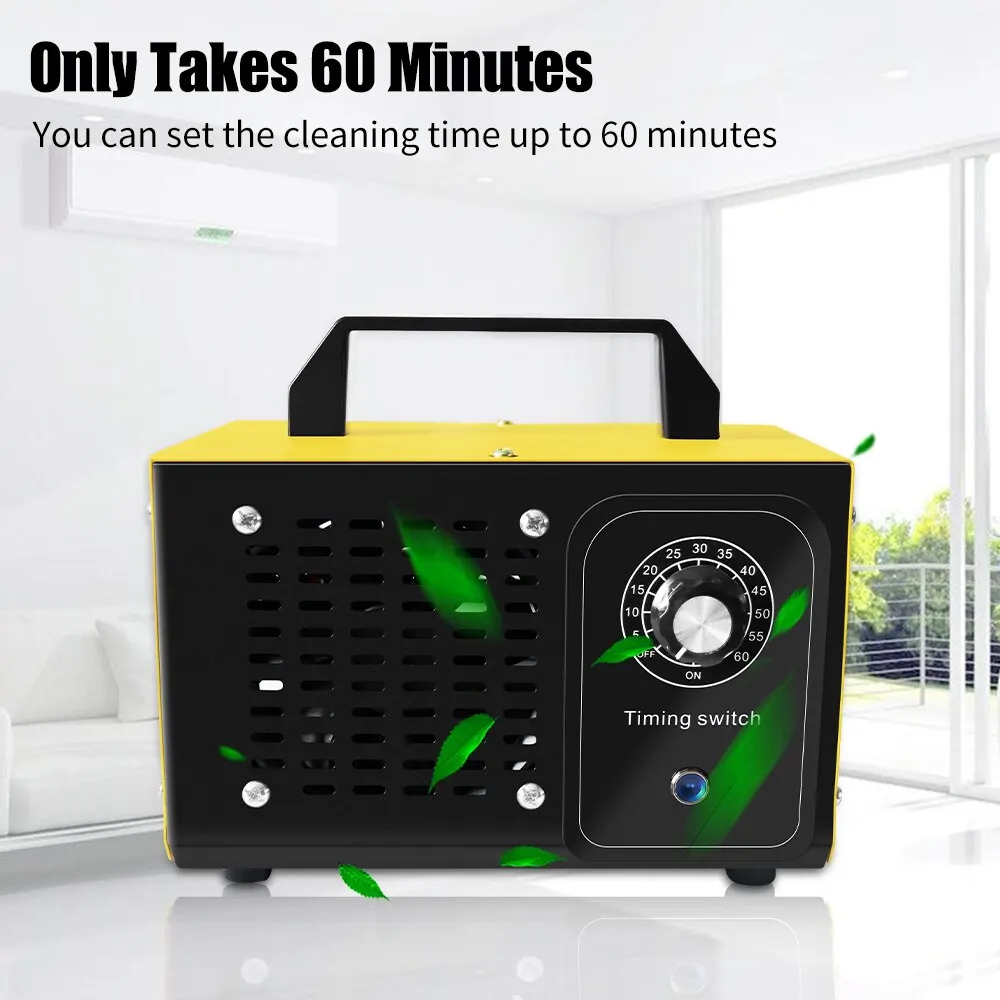 Atwfs เครื่องผลิตโอโซน220V 60g, เครื่องกรองอากาศสำหรับทำความสะอาดโอโซนฆ่าเชื้อโรค