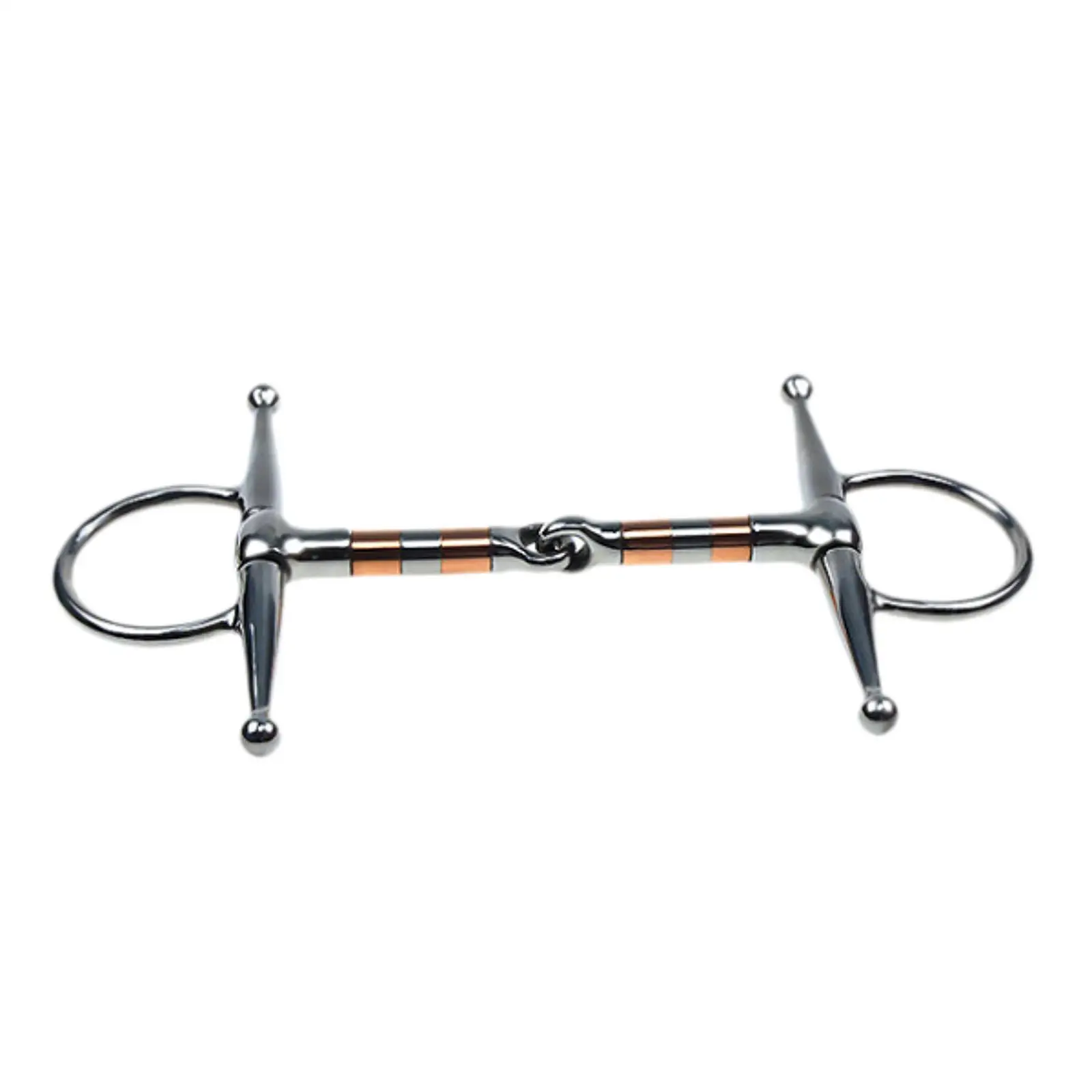 Punta da allenamento per stallone con punta per cavallo Robusta punta da allenamento per masticare il cavallo a forma di H Snaffle per cavallo Snaffle per equitazione per equestre