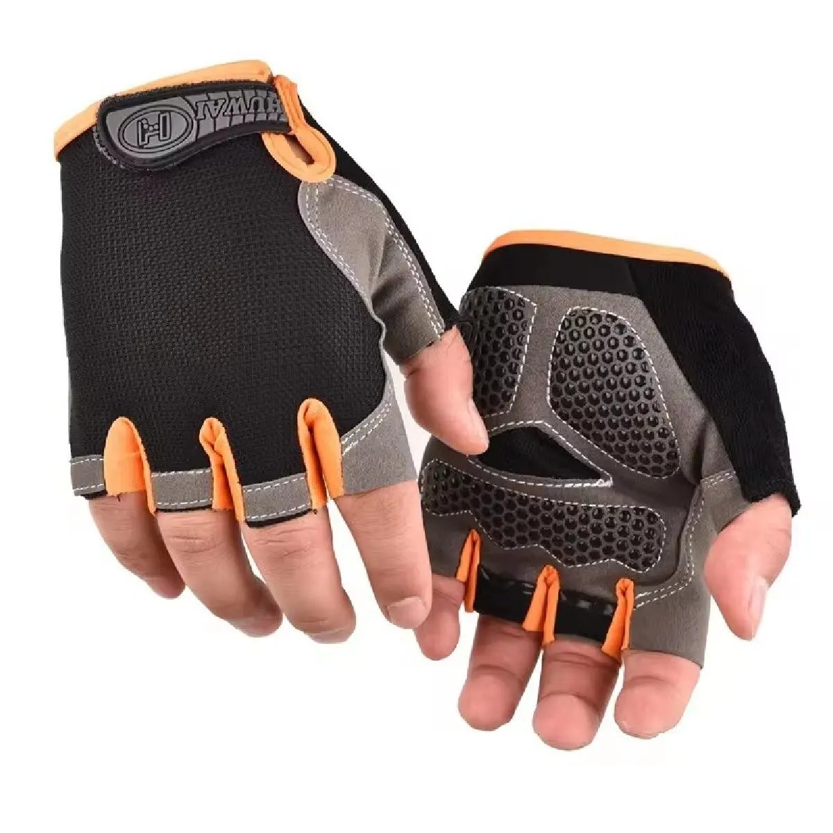 Radfahren Handschuhe Anti Slip Schock Atmungsaktive Halb Finger Handschuhe Bike Mtb Handschuhe Sport Fäustlinge Radfahren Fahrrad Handschuhe