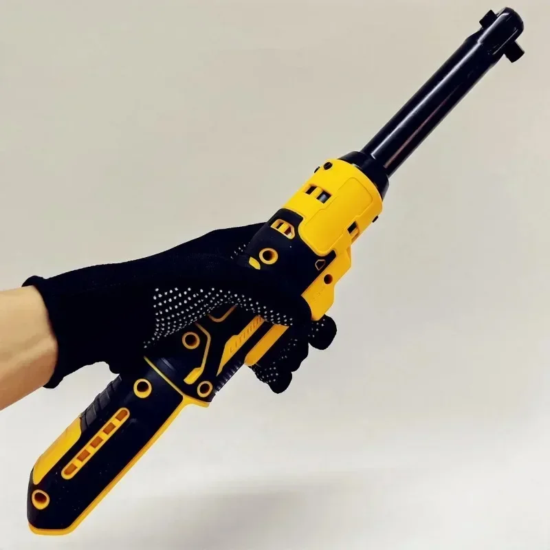 Cordless Ratchet Wrench Upgraded Extended Head Removal Screw Nut 220N.m 3/8" Electric Driver Power Tools for Dewalt 20V Battery