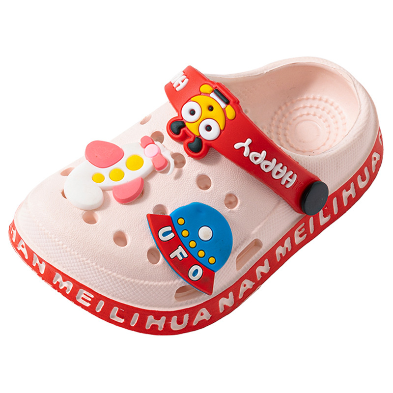 EVA ultraleggero ragazzi e ragazze scarpe con foro antiscivolo per neonati e bambini sandali per bambini sandali astronauta UFO pantofole