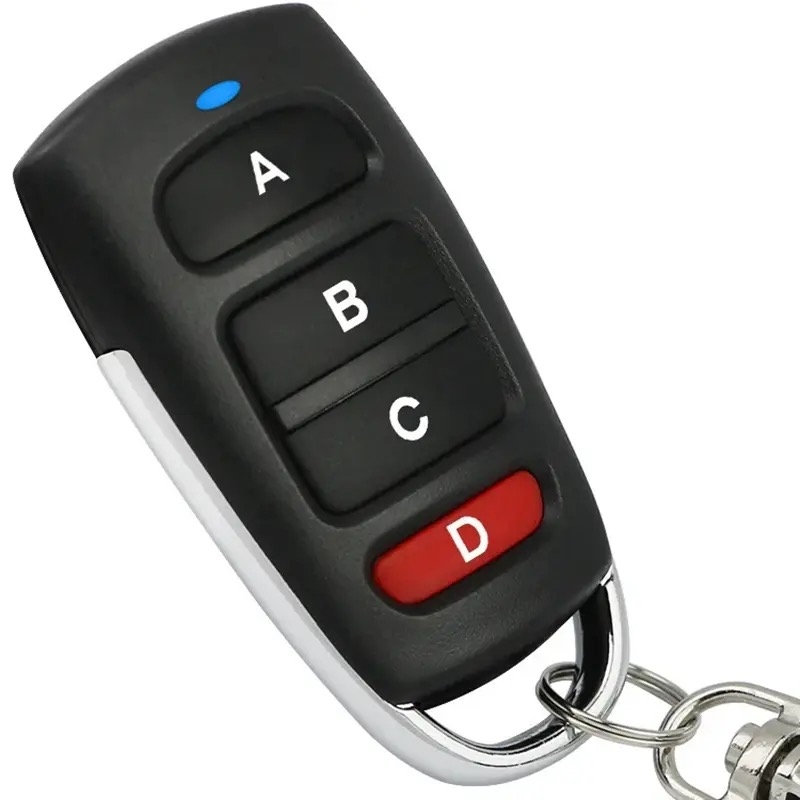 Control remoto inalámbrico RF de 433mhz, copia de código, duplicador de puerta de garaje, abridor remoto de llave de 433 Mhz