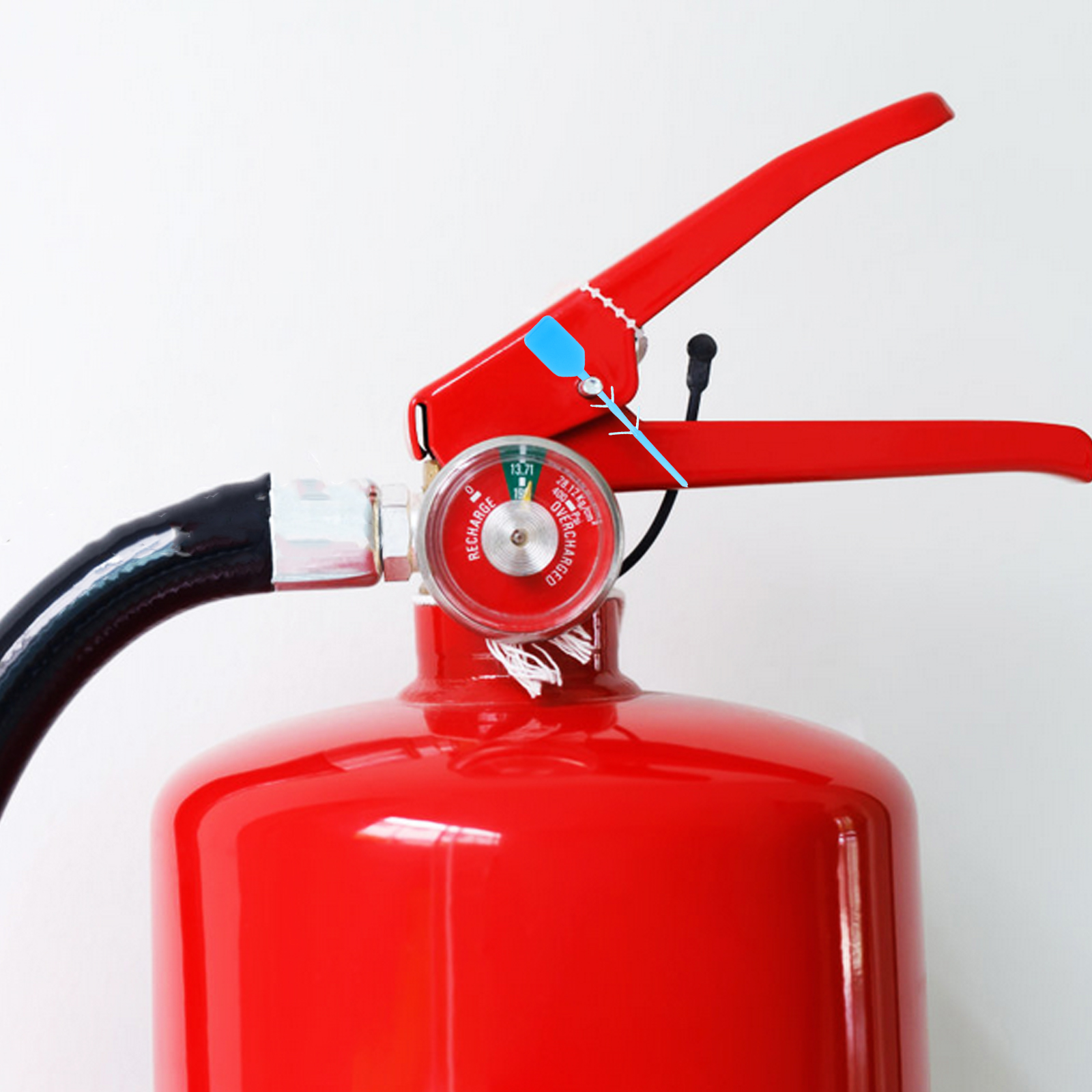 200 Pcs Fire Extinguisher Plastic Seal Safety Tags Tamper Proof Locks Pull Pins Accessory Parts Fire Protection Firefighting