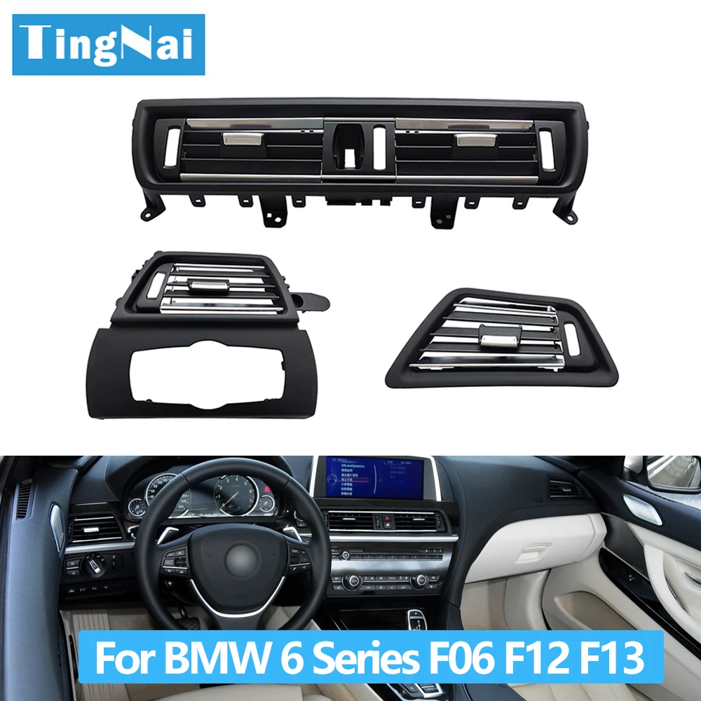 LHD RHD cubierta de Panel de salida de rejilla de ventilación de aire acondicionado delantero y trasero para BMW Serie 6 F06 F12 F13 630 635 640 645 650 2011-2018