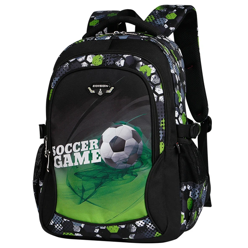 Borse da scuola per ragazzi ortopedici di alta qualità zaini con motivo a calcio bambini bambini cartelle borsa da scuola a tracolla per ragazzi zaino per bambini