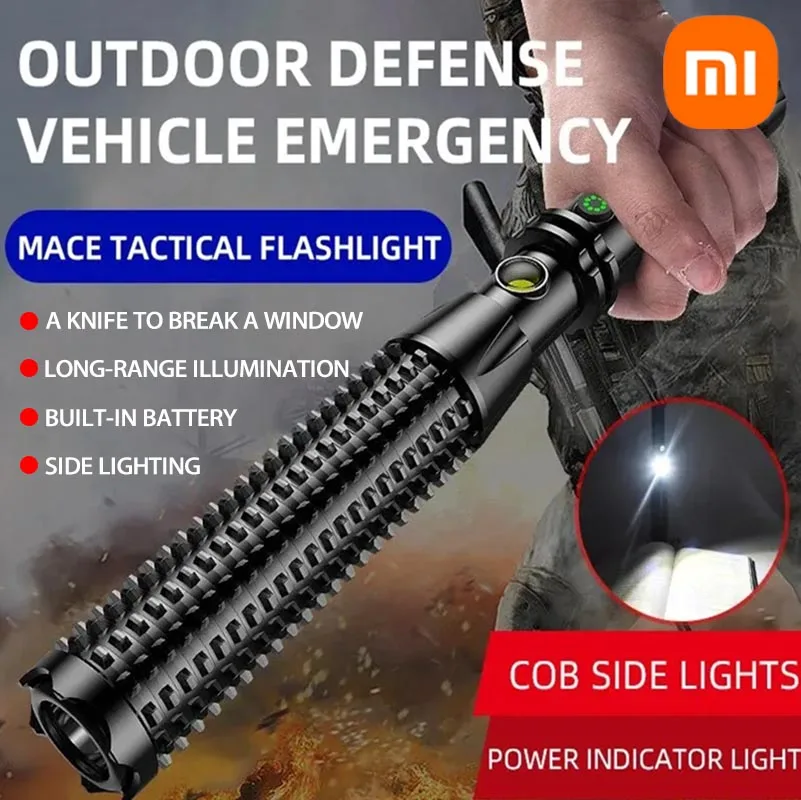 Xiaomi Wolf Tooth лампа стержень сильный свет зарядка открытый супер яркий многофункциональный автомобиль выдвижной патруль самообороны