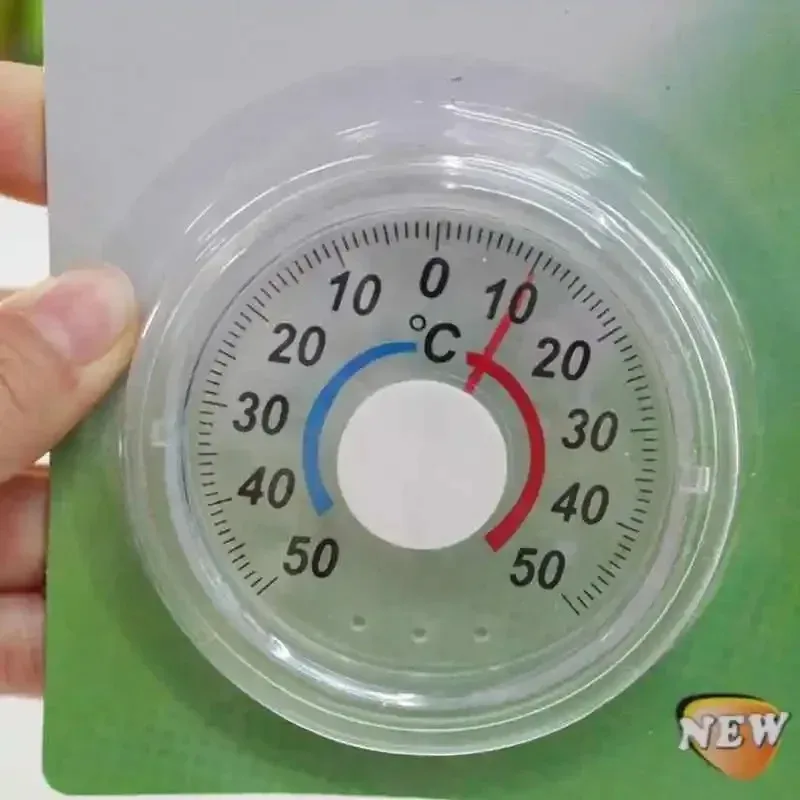 Outdoor Door Window Thermometer Pointer Type Cold And Heat Watch Hot SaleRound Plastic Door And Window Thermometer
