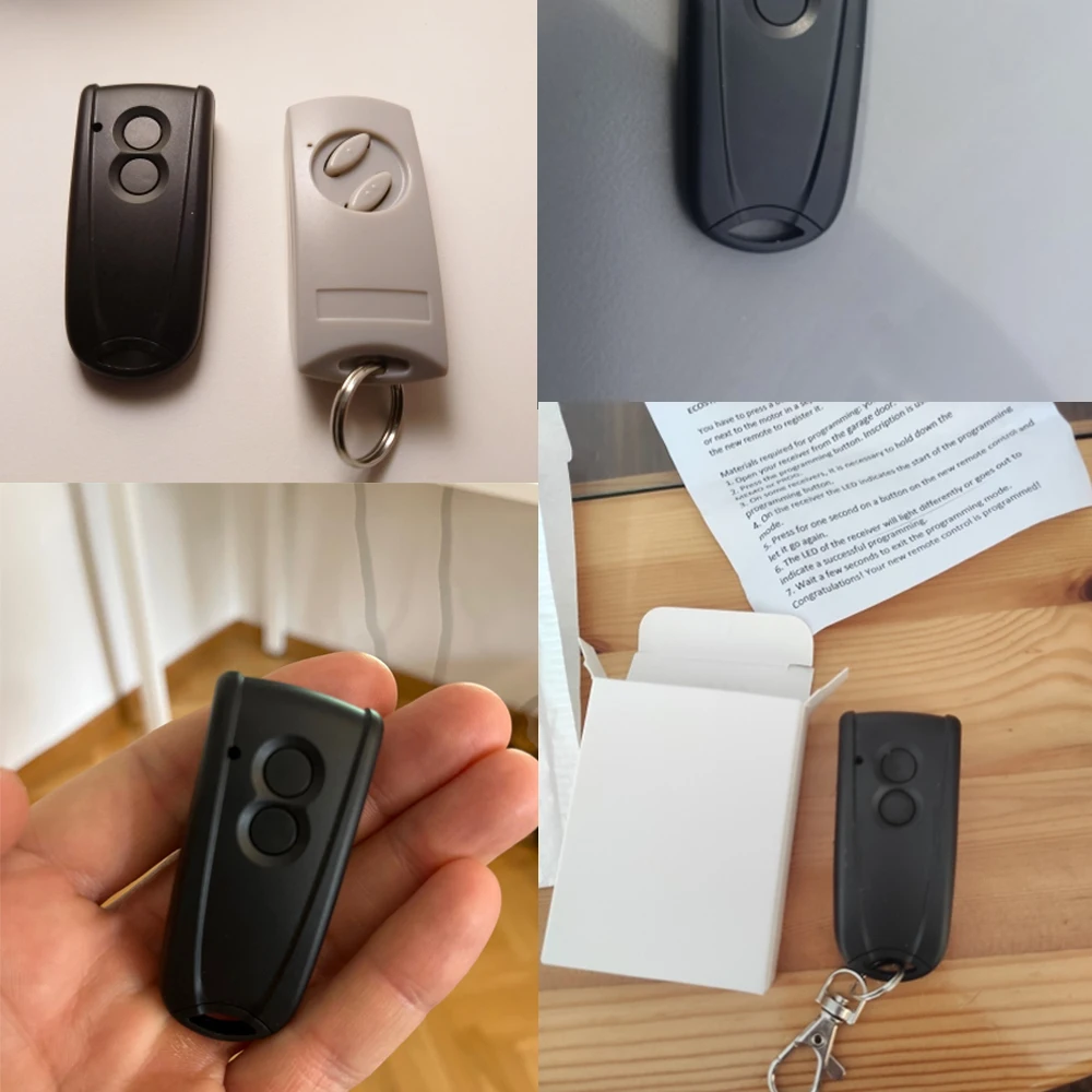 For RSC2 RSE2 433 Hormann ECOSTAR Garage Door Remote Control Gate RSC2-433 RSE2-433 Rolling Code Transmitter 433.92mhz