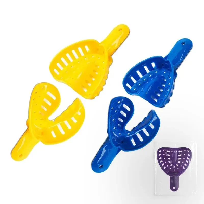 Strumenti specializzati dentali monouso vassoi dentali per impressionivassoi dentali cura quotidiana bordi arrotondati per la pulizia di strumenti dentali