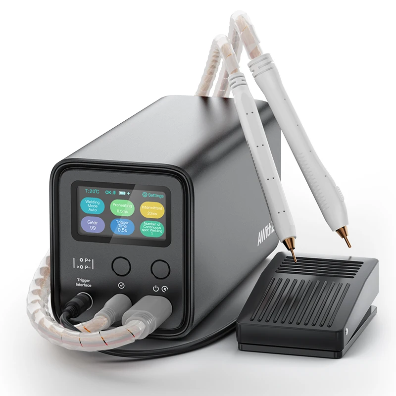 AWithZ UF20B Spot Welder Super Farad Capacitor Spot Welding Machine 18650 Lithium Battery DIY Nickel Sheet Welding Machine EU