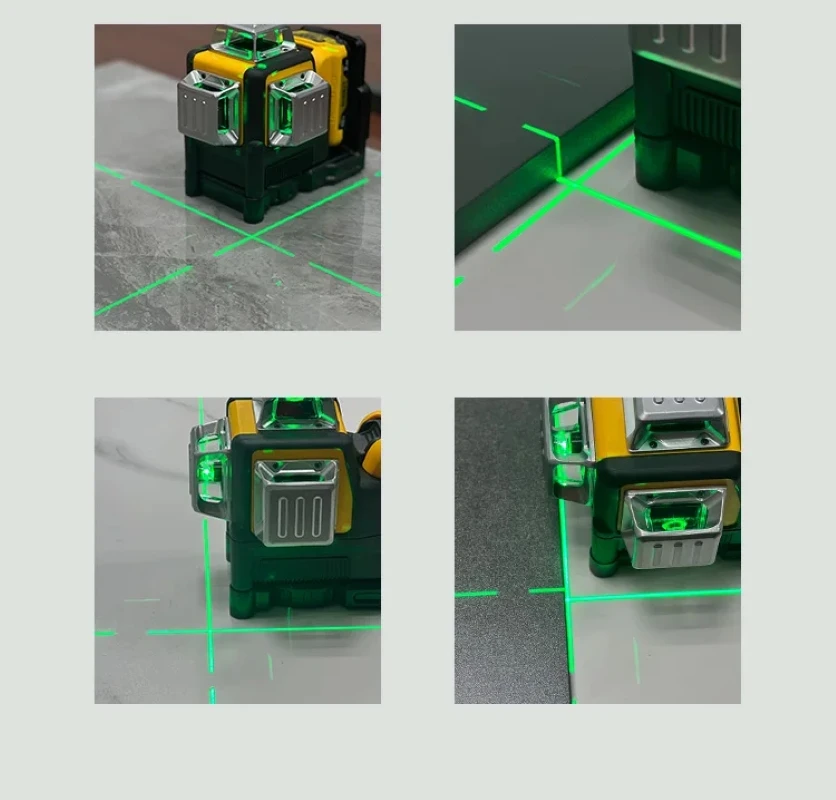 Dewalt Laser Level DW089LG Samopoziomujący 12 Linii 3 x 360 Stopni Zielona Wiązka Laserowa 12V MAX Akumulator Li-lon Lasery