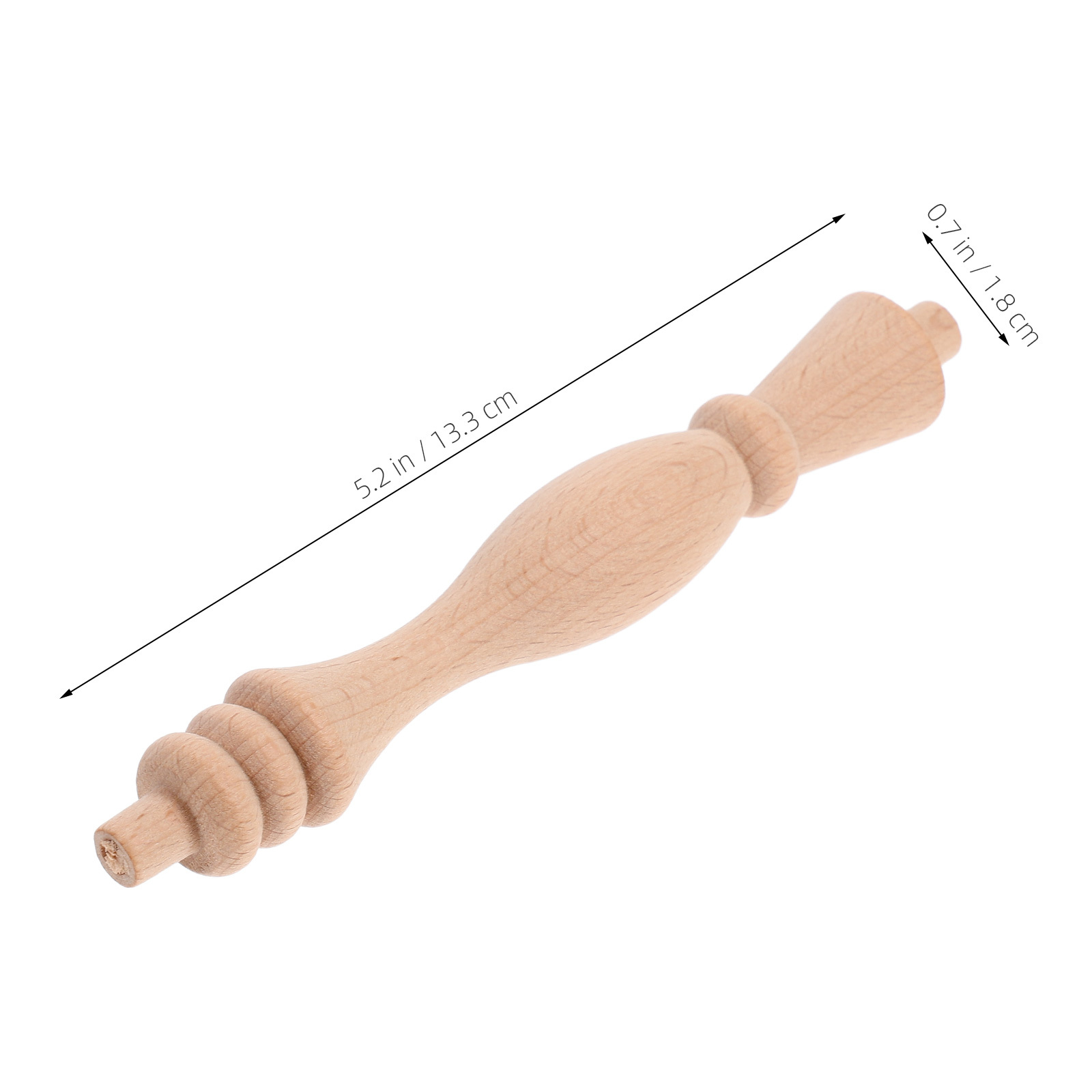 2pcs Unfinished Wood Baluster Spindles For Stairs Roman Column Pillar Cabinet Wine Rack Decor Diy Craft Replacement Staircase