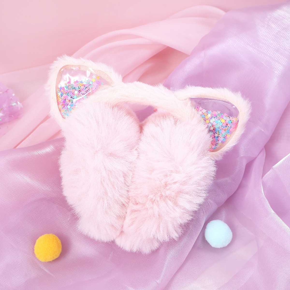 Cache-oreilles pelucheux préférés des enfants, Design amusant, cache-oreilles chauds pour filles, confortable, par temps froid, cadeau chauffe-oreilles