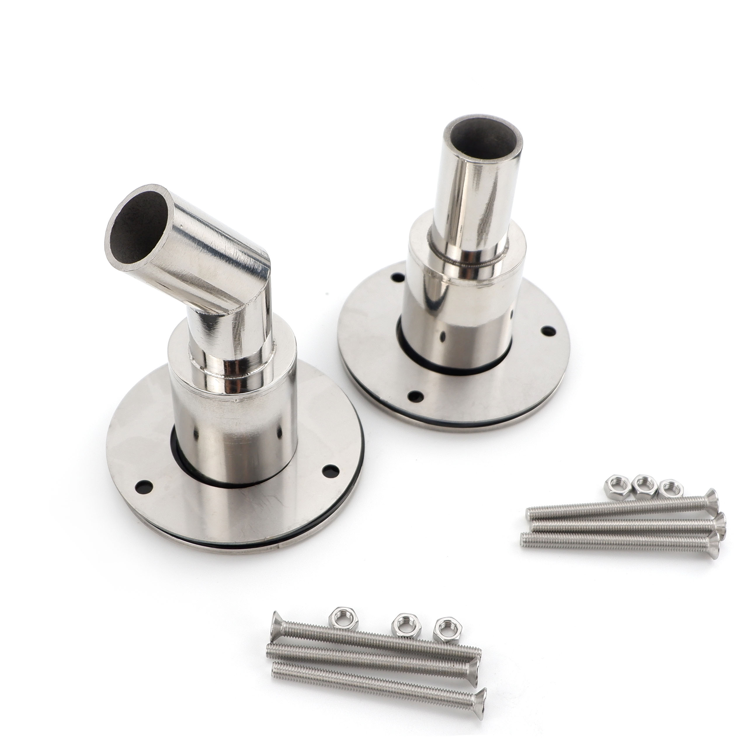 22 ミリメートル/24 ミリメートルステンレス鋼スルーハル排気継手チューブパイプソケットハードウェア部分空気ディーゼルヒーター車ボートトラック