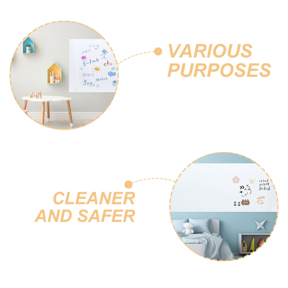 Whiteboard-Wandaufkleber, statisch haftend, Informationen, Tafel, löschbar, große Stoff-Whiteboards, neu positionierbar