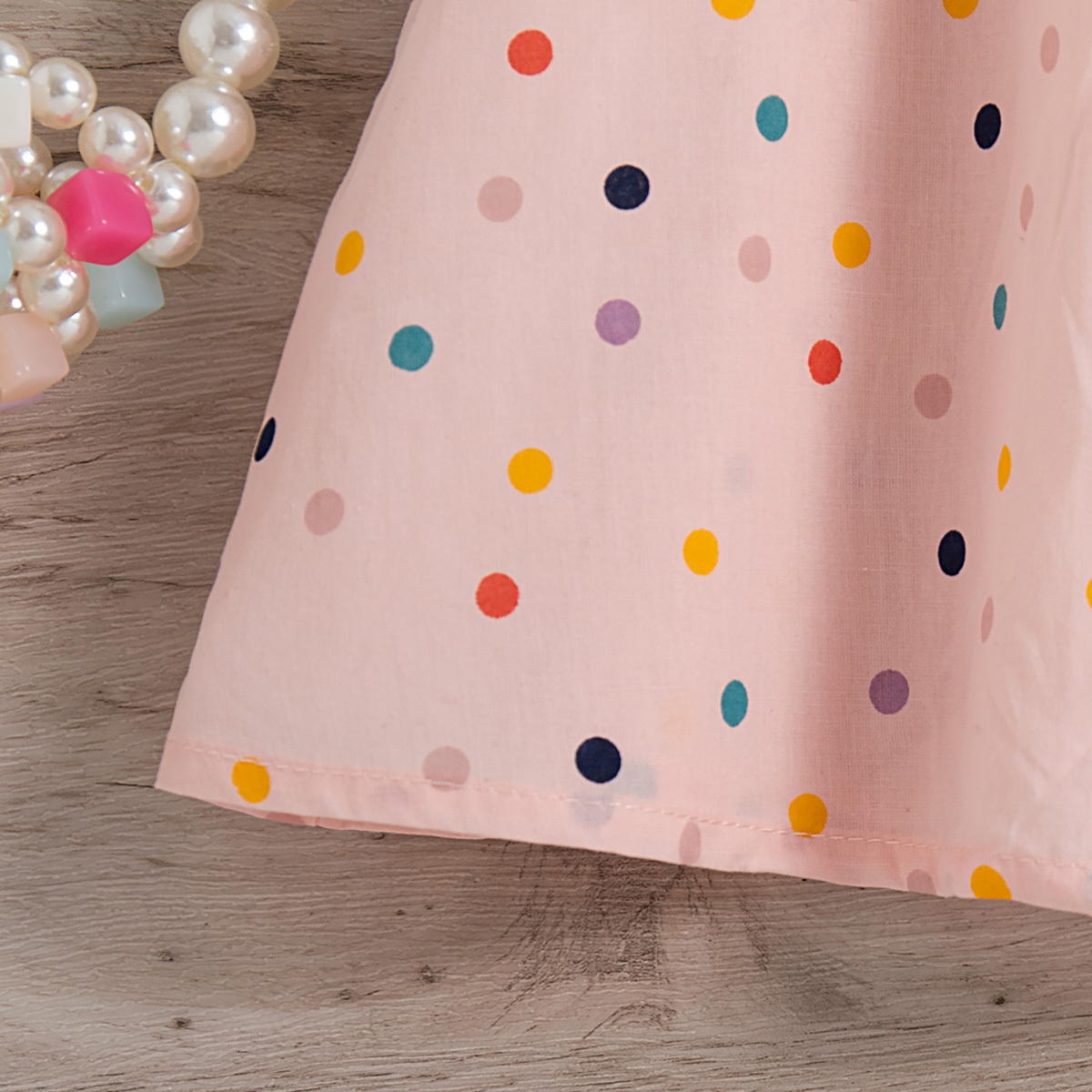 Baby Mädchen Kleid Sommer Bunte Polka Dot Blume Stickerei Mädchen Prinzessin Kleid Nette Mädchen Strand Kleider
