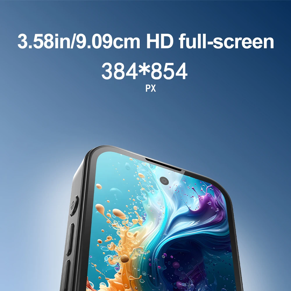 SOYES Q333 4GB RAM 64GB ROM Android 12,0 Smartphone MTK6762 2000mAh Face ID 4G LTE tipo C OTG pantalla de 3,58 pulgadas 8MP/5MP teléfono pequeño