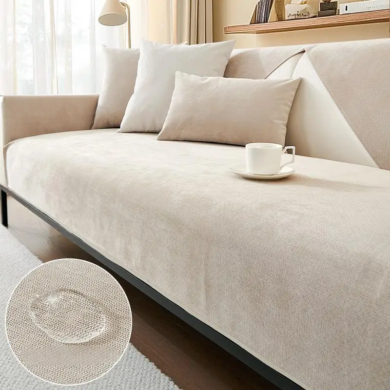 1PC Non-slip Waterproof Sofa Seat Cover Living Room Anti-Cat Scratch Sofa Slipcover L Couch Mat Towel 쇼파커버 Fundas Para Sillones