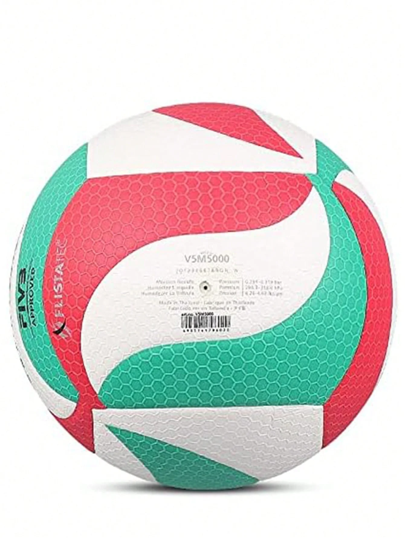 Molten FLISTATEC Volleybal maat 5-volleybal PU-bal voor studenten, volwassenen en tieners, wedstrijdtraining buiten, binnen