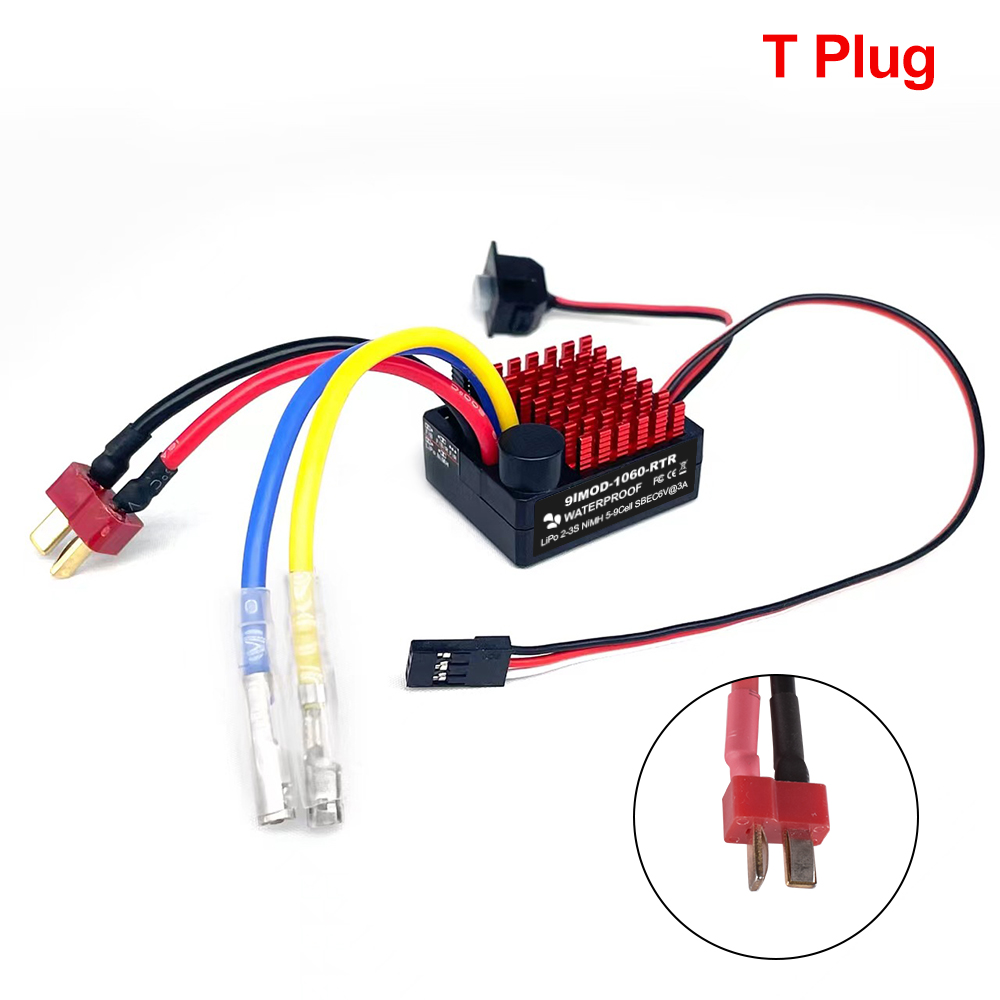9IMOD 60A Brushed Fahrregler Fahrtenregler Speed Controller ESC for 1/10 RC Car