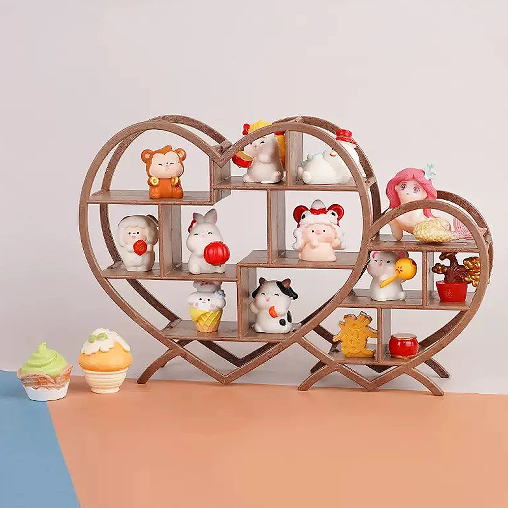 1PC Dollhouse DIY Miniature Bogu Empty Shelf Mini Furniture Model Display Stand Storage Rack Scene Decoration Accessories Toy