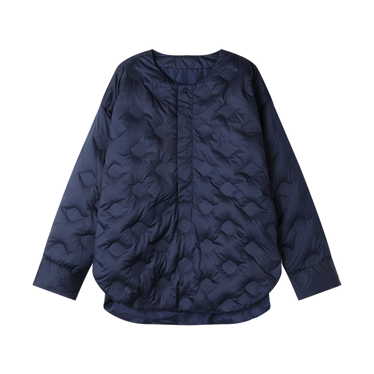 2025 nouveau Design hiver femmes doudoune 90% duvet de canard blanc léger coupe ample col rond minceur pull mode