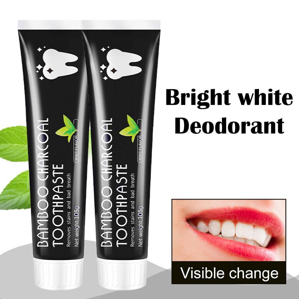 Bamboo Charcoal Toothpaste Whitening Teeth Activated Carbon Removing Yellow Teeth Cleaning Tooth Stain Fresh Oral Tooth Care