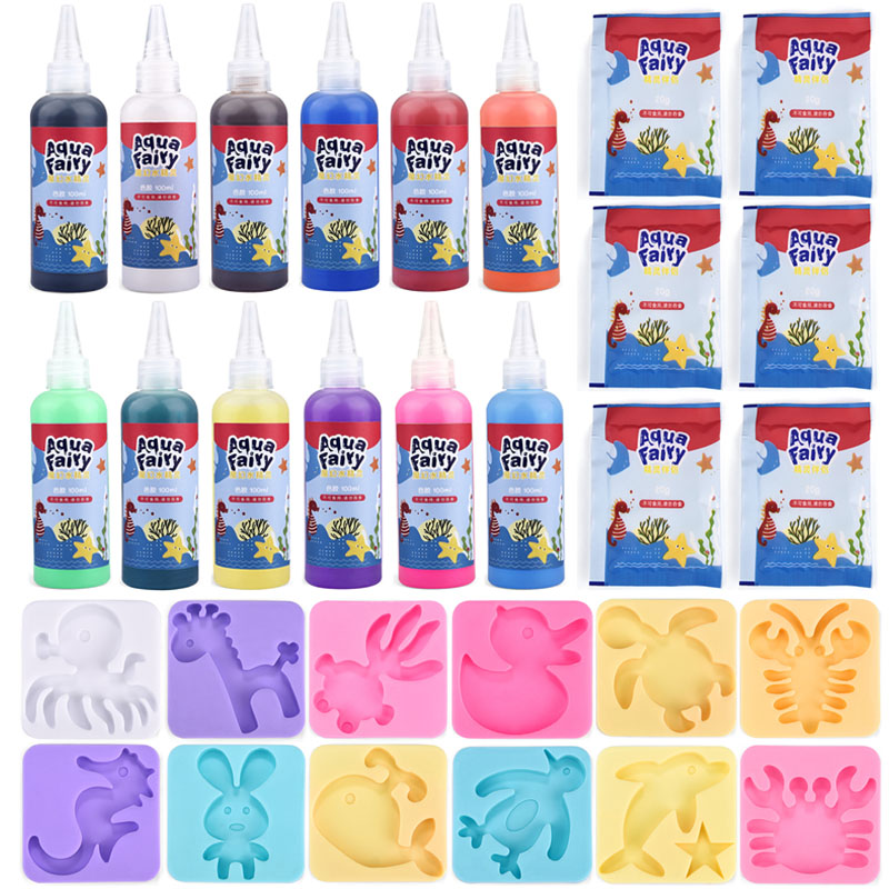 Enfants à la main bricolage artisanat peinture autocollants Montessori éducation Origami magique eau elfes Kit ensemble jouets enfants cadeau enfants artisanat