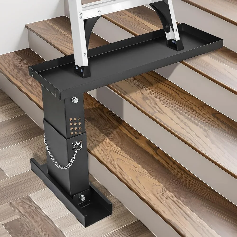 Ladder Extender Pro Stabilizer Adjustable Height Leveler Durable Steel Ladder Base Stabilizer Extension Straight Telescopic
