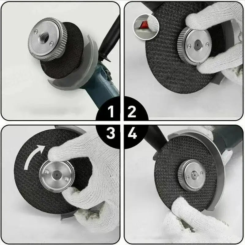 M10 M14 5/8''-11 Angle Grinder Flange Nut Inner Outer Quick Release Locking Nut Replace For Bosch Metabo Milwaukee Makita Dewalt