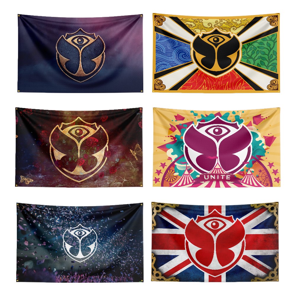 Цветочный Флаг для фестиваля Tomorrowland, Электронный музыкальный баннер