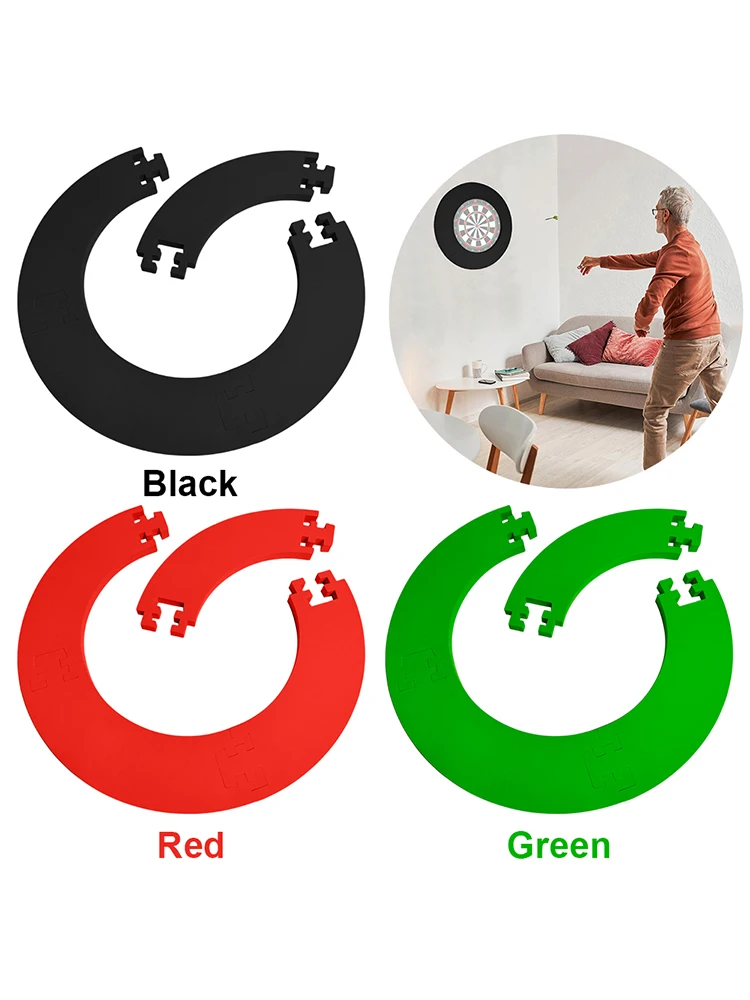 EVA Dartboard Surround Jigsaw Ring Design Dart Board Ring Leichte Wand Dart Backboard Ring Abnehmbare Dartboard Surround Ring