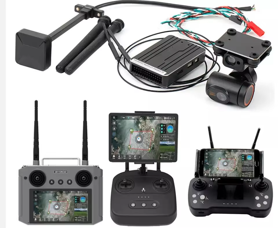 Sistema de controle elétrico s1, altamente integrado, multiexpansível, las er, evita obstáculos, gimbal para multicopter rc dr one
