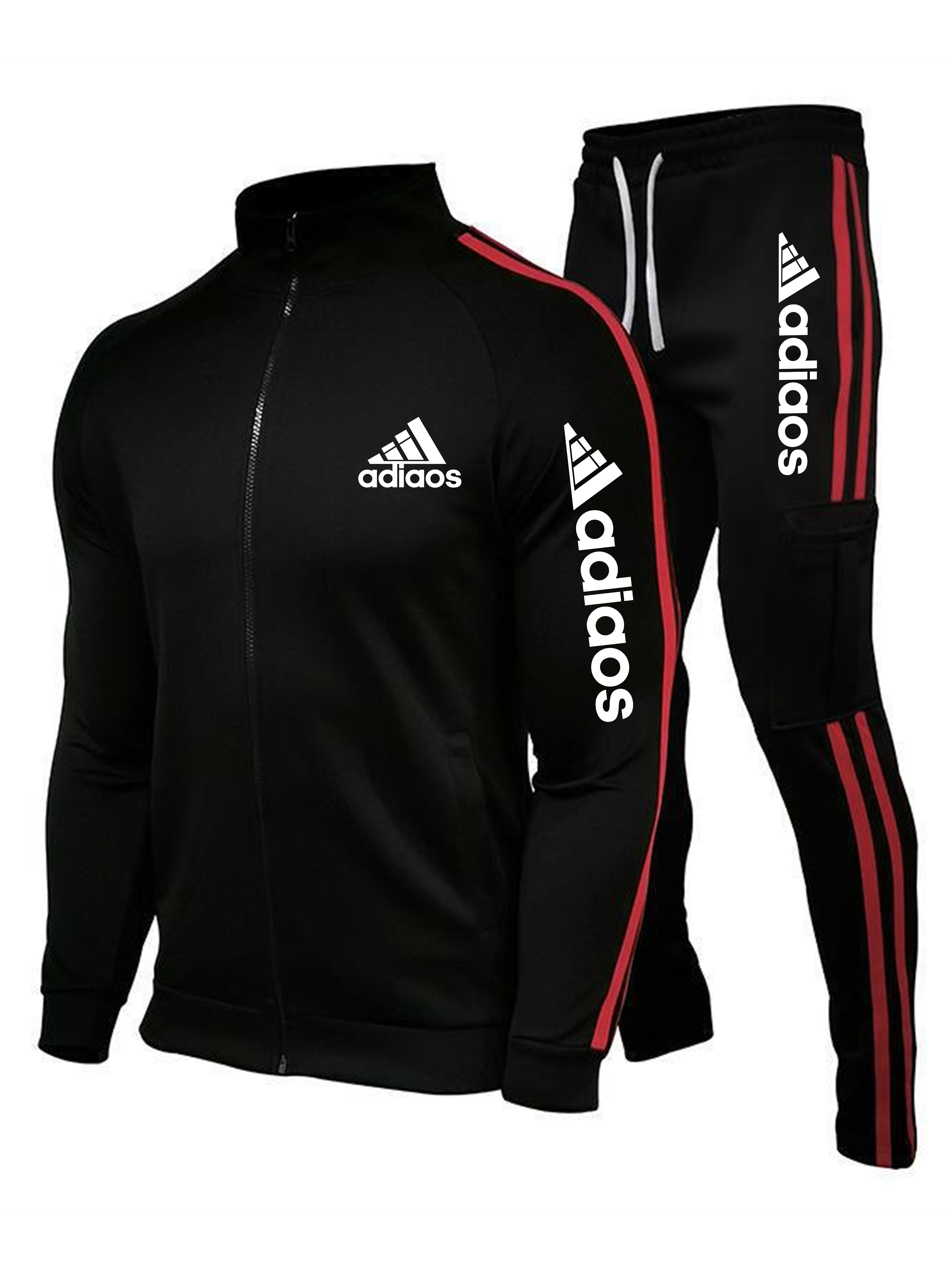 2025 novo conjunto de agasalho com zíper masculino moletom e moletom terno esportivo correndo roupas de fitness