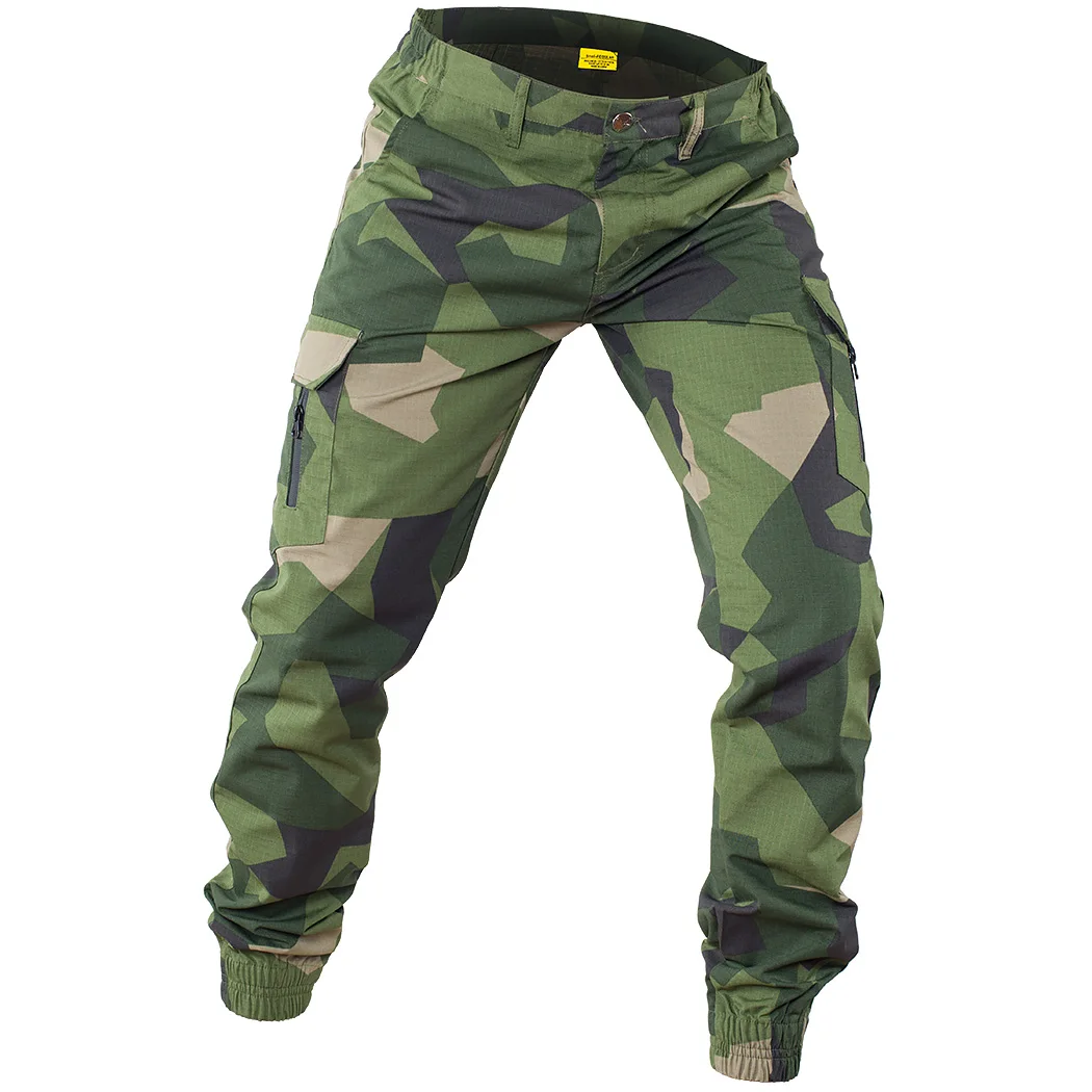 Mege cidade homens tático corredores ao ar livre ripstop caça calças de carga roupas trabalho caminhadas calças leves streetwear masculino