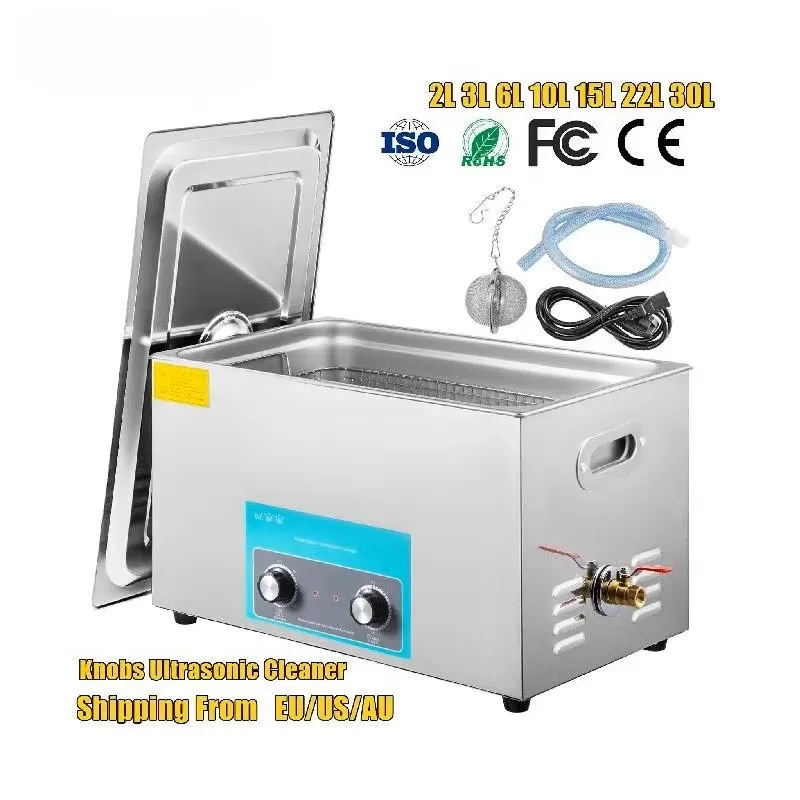 SucceBuy 3L 6L 10L 15L 22L 30L Elektrischer Ultraschallreiniger Tragbare Waschmaschine Lave-Dishes Ultraschall Home Office Appliance