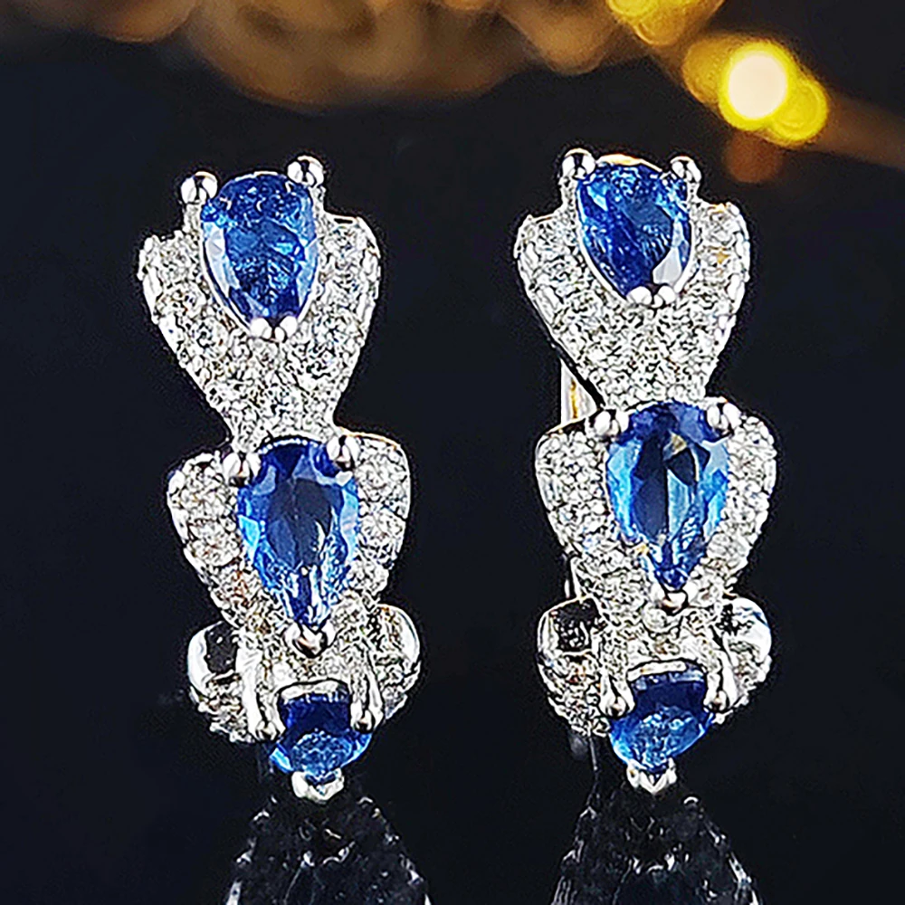 여성을위한 새로운 라운드 우아한 매달려 라인 석 드롭 귀걸이 럭셔리 패션 주얼리 Oorbellen 옷걸이